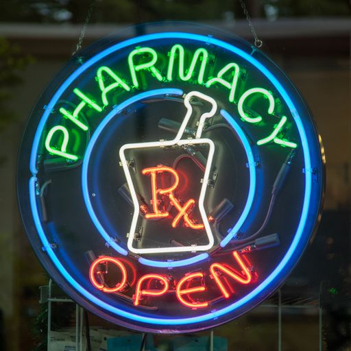 Pharmacy neon sign 